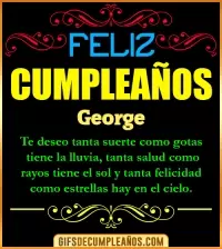 Frases de Cumpleaños George
